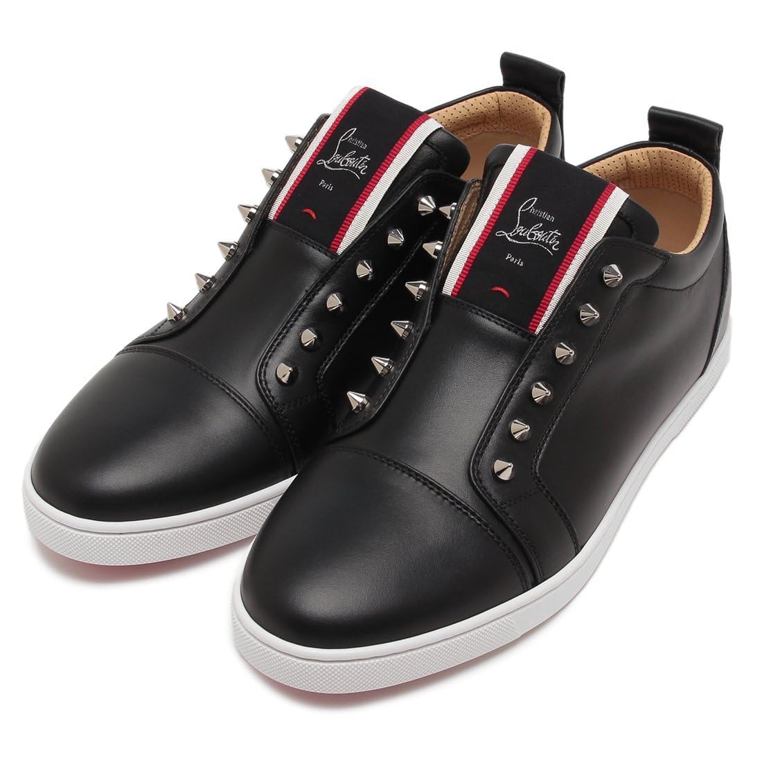 Christian Louboutin スタッズスリッポン 黒1 Amazon | [Christian Louboutin] [クリスチャンルブタン] スニーカー